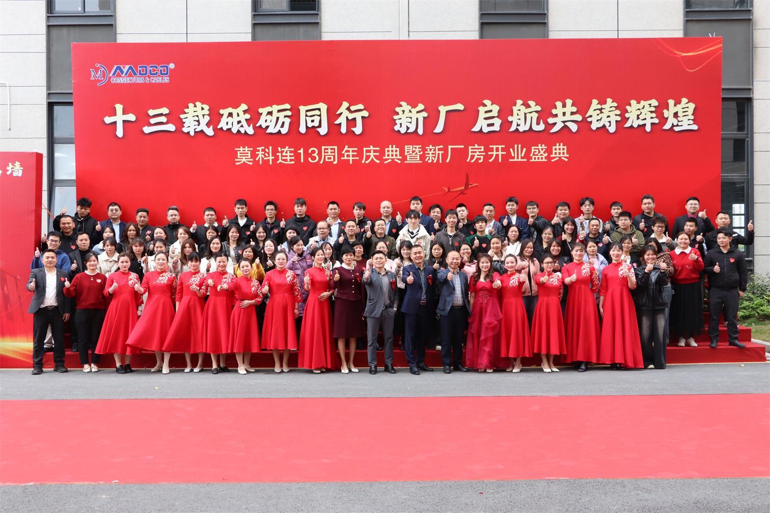 莫科連13周年慶暨新廠房開業(yè)典禮圓滿成功！